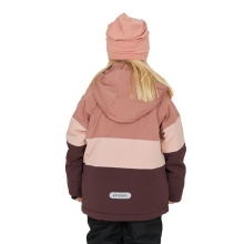 Zigzag Winter-Skijacke Taylora W-PRO 15.000 (4-Wege-Stretch, wasserdicht, winddicht) Burlwood rosa Kinder